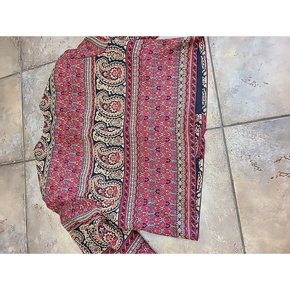 NYGARD PLUS SIZE LONG SLEEVE PAISLEY JACKET SIZE 16 Cropped CAREER - Picture 11 of 11